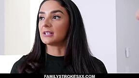 alice coxxx is trying on new lingerie for her stepdaddy