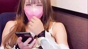 【個撮】女装がイタズラ電話をした後にオナニーする動画