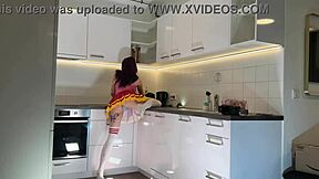 Is That The Hottest Redhead Tattoo Cheerleader Showing See-Through Panties?