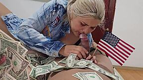 Can This Pornographic Blonde With Golden Hair Make You Fly?