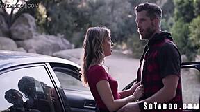 bipolar hitch hiker kirsten scott begs for rough ride