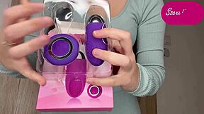 Hungarian girl shows her pink toy 😍 in babe video