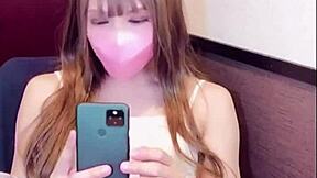 【個撮】女装がイタズラ電話をした後にオナニーする動画