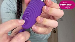 Hungarian girl shows her pink toy 😍 in babe video