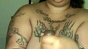 chubby bbw polishes my black cock