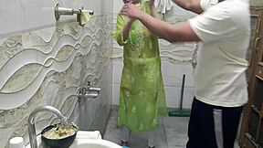 indian bhai fucks bhen's ass in roleplay, she moans loud