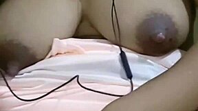 when husband works, housewife masturbates big pussy alone