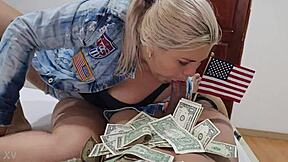 Can This Pornographic Blonde With Golden Hair Make You Fly?