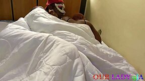 ebony big butt chubby babe oiled up rides and gets fucked hardcore by bbc backshot