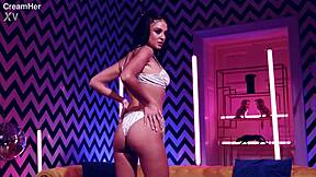 Fantasy hottie mia trejsi lets a lucky stud cum inside her pussy