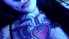 brazilian tattooed woman in fetish scene