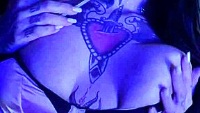 brazilian tattooed woman in fetish scene