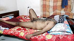 i'm enjoying passionate sex on my bed with my lover