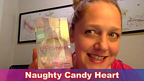 Anal butt plug review video: how to use the naughty candy heart butt plugs for intense pleasure