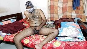 i'm enjoying passionate sex on my bed with my lover