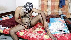 i'm enjoying passionate sex on my bed with my lover