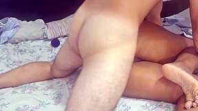 Brazilian ebony teens take big cock anal