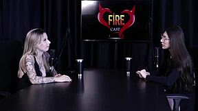 I share my naughty interview with Melina Khalifa in Porn Cast Brazil