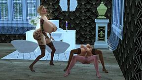 I fucked the horny gilf at the office, but Bella caugh us