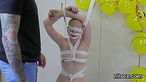 Wacky sweetie was brought in ass hole asylum for harsh therapy