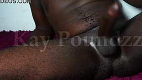 Giant black cock triggers massive orgasm and heavy screaming in kaypoundzz videos