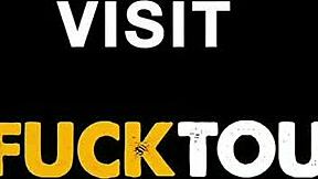 Busty Latina Delivers Sloppy Blowjob to Big Cock