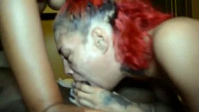 Strawberry Lulu and Shanice Love give a double blowjob to Druffbandit, so hot.