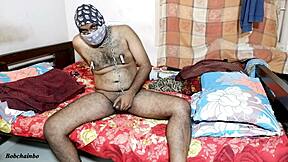 i'm enjoying passionate sex on my bed with my lover