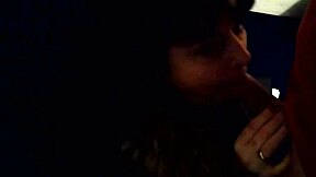 Retro Blue Film Oral Scene Captured On Video