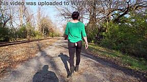 Staged Leggings Rip Public Prank