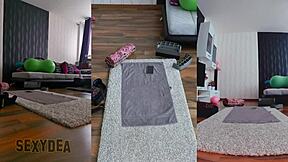 Triple Cam Sensation Invites Naughty Naked Workout