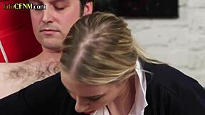 Uniformed British Dominas Wank CFNM Subject In Glamour Group