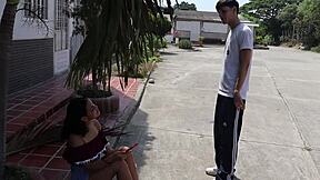 Stepson Visits to Chat But Convinces Me to Fuck While Parents Are Away!