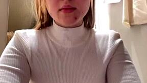 Teens in public fitting room