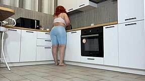 mature stepmom is always ready to spread her ass for anal when stepson needs help cumming