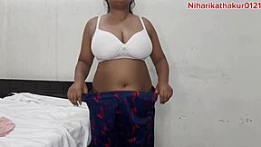 Desi indian girl niharika big boobs and pussy full audio here
