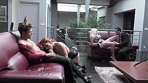 babes in lingerie get rimmed and hard fucked