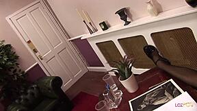 The Lesbian Boss Is Too Aroused To Work But Gets Caught Touching Herself By Her Busty Employee