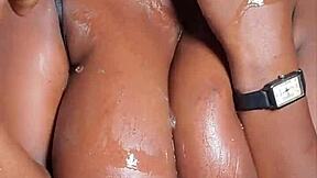 Amateur babe teases pussy with subtle finger play