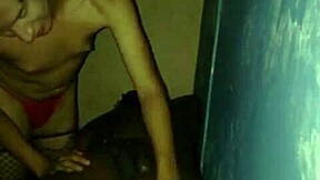 Cabinet encounter crossdresser transsexual thrill