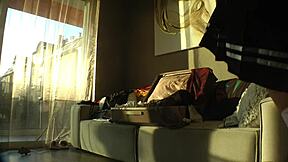 amazing skinny cheerleader brunette big naturals teases in cfnm casting turns porn