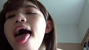 innocent lunch break turns into cute japanese mature's big cock craving