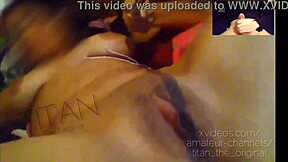 Hot Venezuelan Naked Fingers Herself on Call!