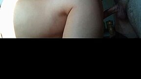 curvy mature latina bends over bedroom for young cock doggy creampie on fat ass