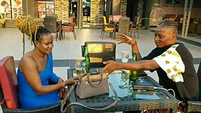 ebony goddess meets naija star bar sex fun 💋🔥