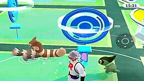 Anal Assfucking and Oral in Pokemon Go Hunt!