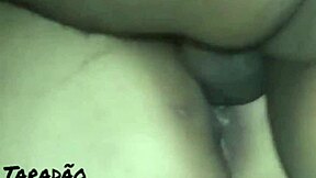 exploding cumshot floods latina whore's hungry mouth