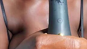 Amateur babe teases pussy with subtle finger play