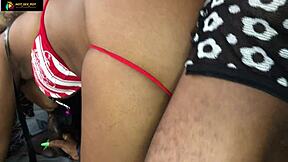 stepbrother joins me fucking the club pickup slut bent over all night!