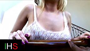 big tits babe bends for black stud's thick cock ass pounding